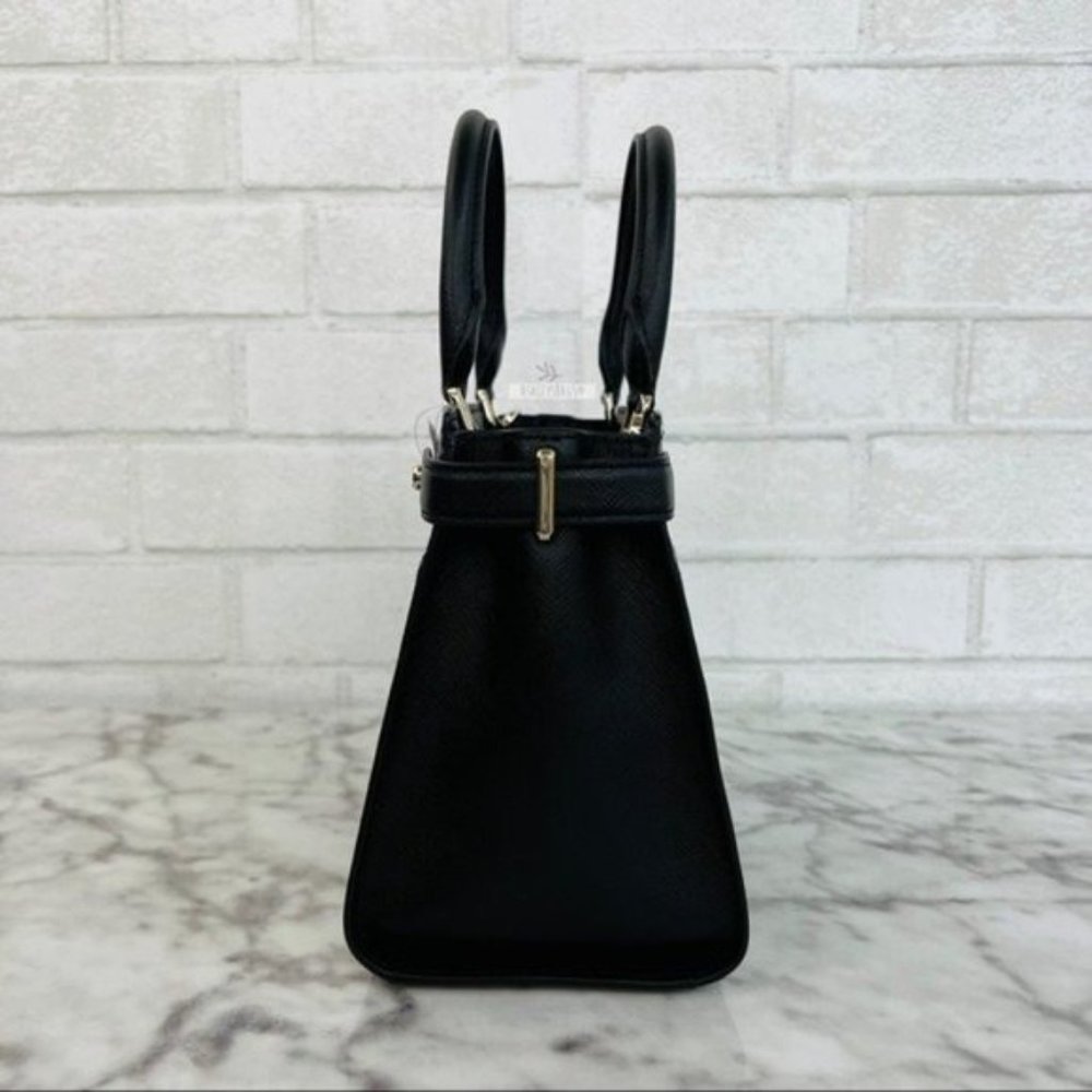 Kate Spade Staci Black Small Satchel Crossbody - Picture 4 of 11